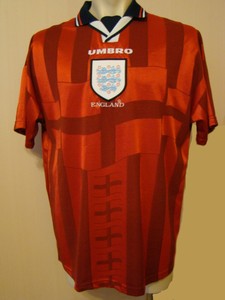 england 1998 away shirt