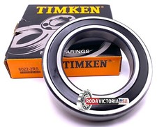 Timken 6022 2RS C3 Deep Groove Ball Bearing, Rubber Sealed 110x170x28 mm