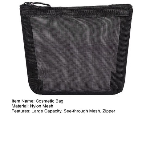 Toilet Bag High Capacity Keep Neat Business Trip Cosmetic Bag Handle Strap - Picture 7 of 15