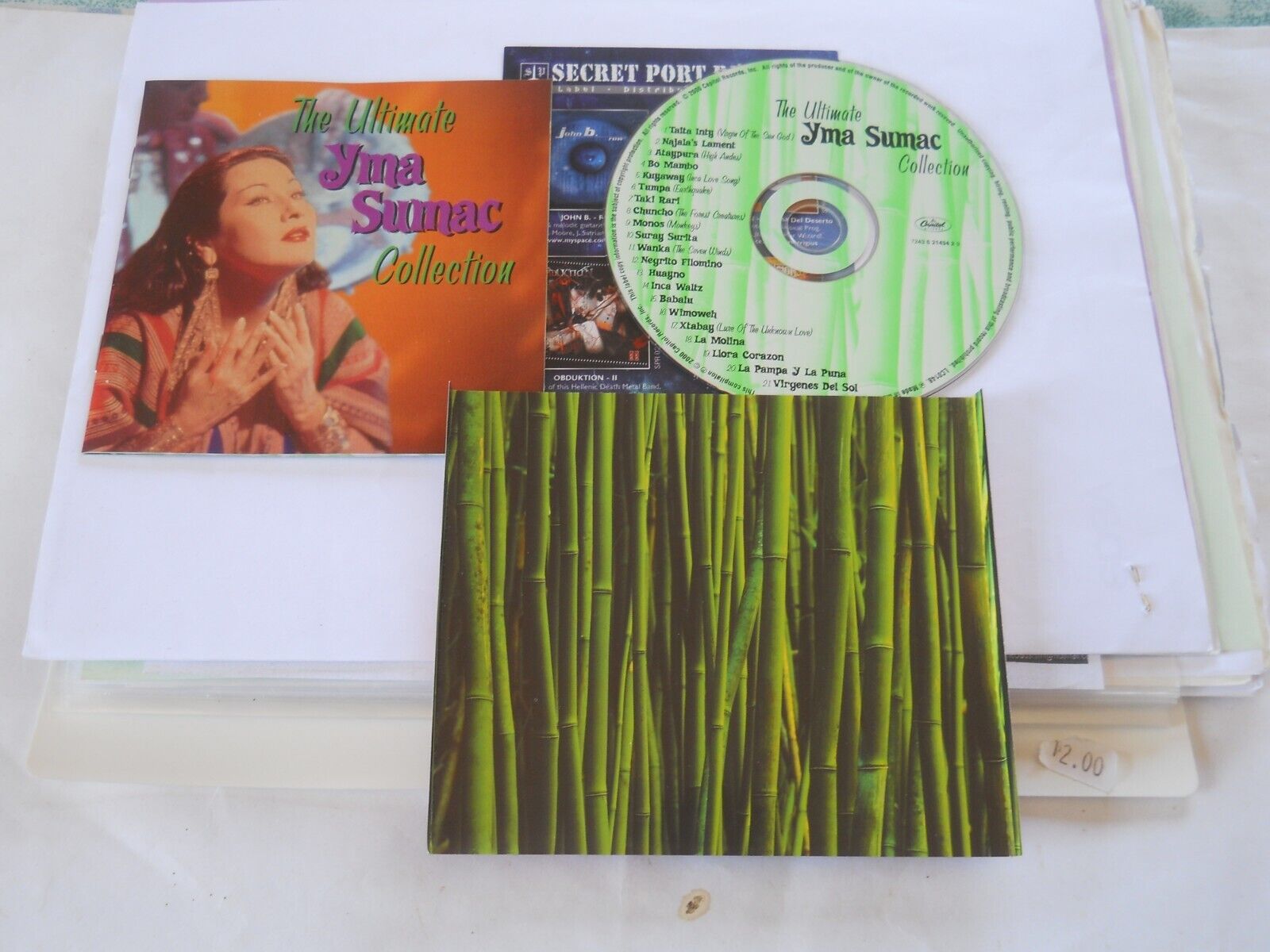 THE ULTIMATE YMA SUMAC COLLECTION USED CD (VG+/VG+)EUROPEAN EDITION 2000 Latin J