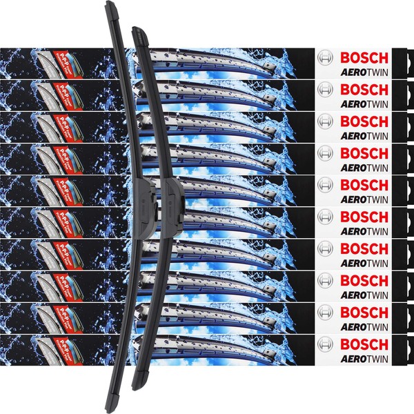 10X Scheibenwischer Wischblatt 3397118905 550Mm/500Mm Aerotwin SET Bosch AR551S-image