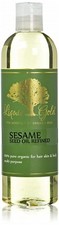 12 oz PREMIUM REFINED SESAME OIL PURE ORGANIC FRESH BEST QUALITY COLD PRESSED