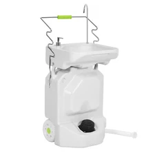 Portable Wash Sink Camping Hand Wash Station Basin Stand w/ 10 Gallon 38L Tank
