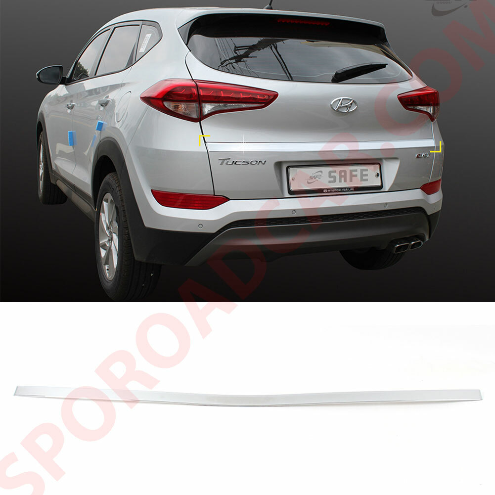 Chrome Rear Trunk Under Cover Molding For 2019-2022 Hyundai Santa Fe TM – Korea Molding D-073