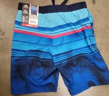 NWT ZeroXposur Men's Swim Trunk Navy Ibiza XXL