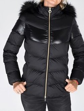 Geox Jacy Women's Mid Parka - Black - Uk 8/i 42/us 6 - Bnwt