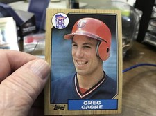 1987 Topps Baseball GREG GAGNE FROM VENDING # 558