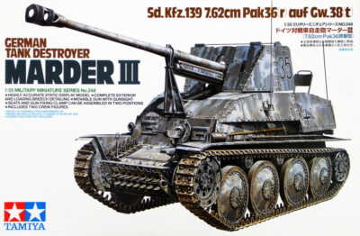 Tamiya 35248 1:35 German Tank Destroyer Marder III Plastic Model Kit