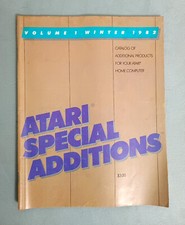 Atari Special Additions Winter 1982 Catalog H...