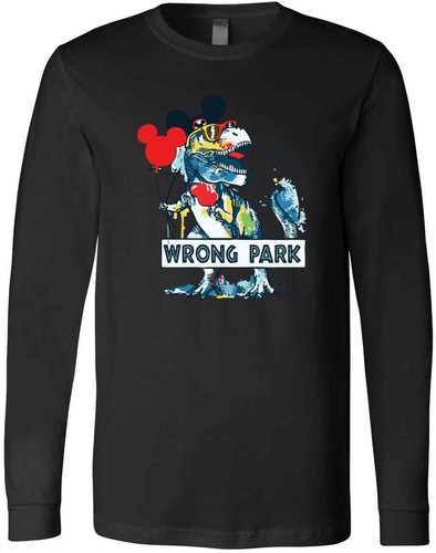 Wrong Park Shirt Funny Dinosaur Wrong 