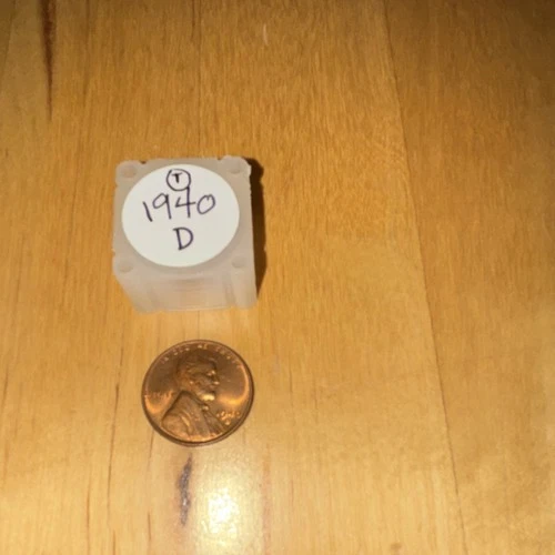 Lincoln Wheat Small Cent Roll 1940 D RB Bronze Denver Uncirculated With toning