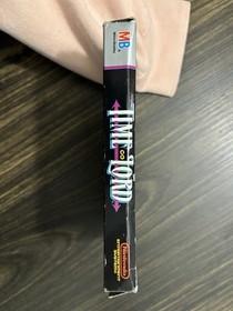 Time Lord Nintendo NES Box and Original Poster ONLY (No Game)