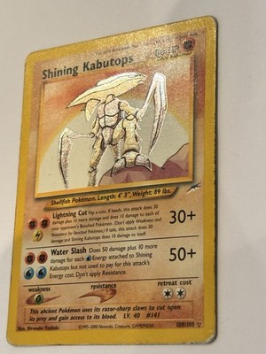 ひかるカブトプス PSA9 英語版 Shining Kabutops #108 Shining Kabutops 108/105 Neo Destiny Secret Rare Heavily Played