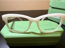 Swarovski Eyeglasses Demo Frames SK2022 1033 Opal White New In Box