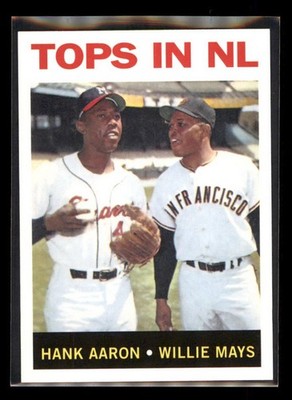 2016 Topps Hank Aaron / Willie Mays #BB2-1964 Berger's Best