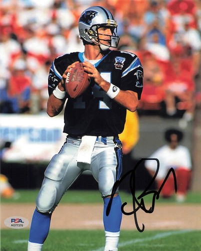 Frank Reich Autographed Signed Carolina Panthers 8x10 Photo PSA 