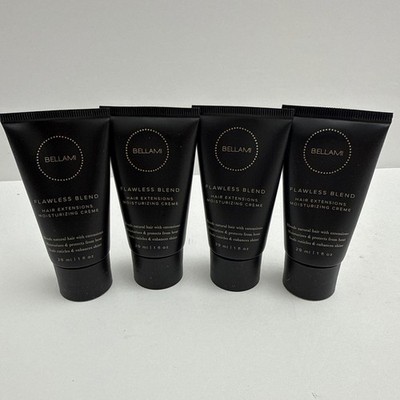 Bellami Flawless Blend Hair Extensions Moisturizing Creme 1oz Travel Size 4 Pack