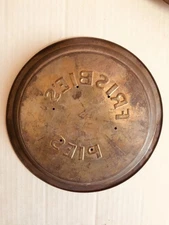 Cintage Frisbie's Pies Tin Pie Plate Small Letters 