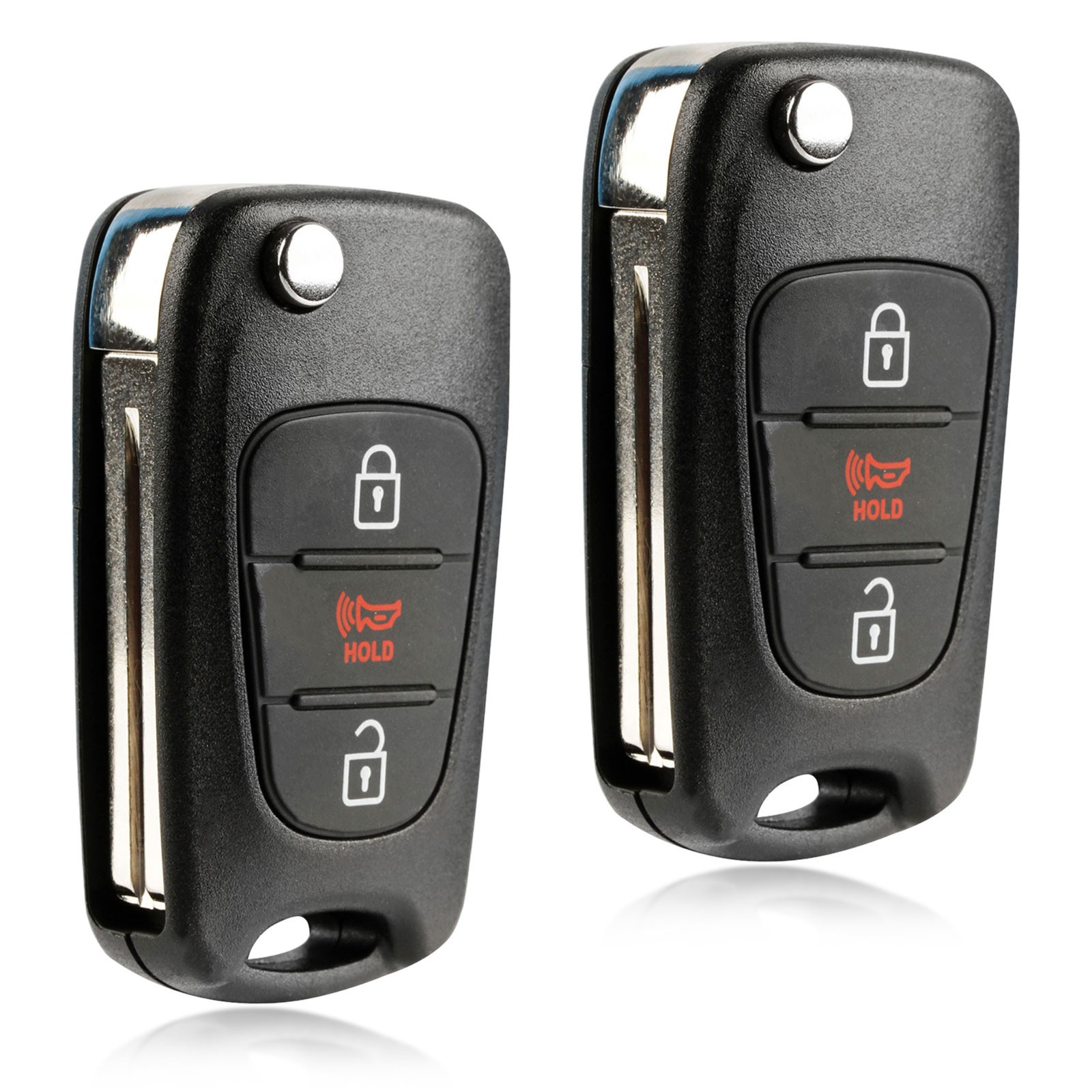 2 For 2012 2013 Kia Sportage Keyless Entry Flip Remote Car Key Fob Transmitter
