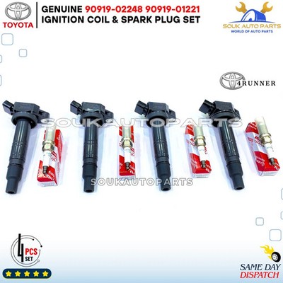 Original Denso Zündspule & Zündkerze Set Mit 4 Teile für Toyota 4RUNNER