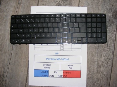 Clavier AZERTY pour HP Pavilion M6-1063sf [PK130R12B16] - Photo 1/4