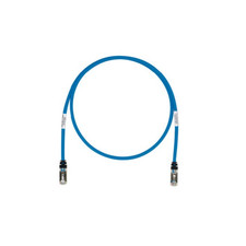 Cable de conexión azul 7 ft Panduit STP6X7BU 26 AWG cobre gato 6A S/FTP