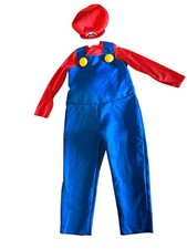 Nintendo Super Mario Deluxe Halloween Costume for Kids Unisex Size Small P 4-6 