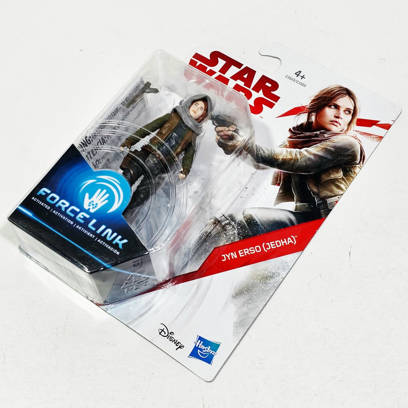 Disney Hasbro STAR WARS FORCE LINK 4"" Figure JYN ERSO JEDHA New! Science Fiction