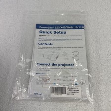 Epson Powerlite E20/X49/W49/118/119W/982W/992F/1288 Manual