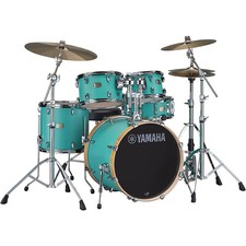 Yamaha Stage Custom Birch 5-Piece Shell Pack With 20" Bass Drum Matte Surf Green
