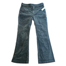 Anthropologie Pilcro Trouser Bootcut Corduroy Pants Olive Green Size 32 NWT