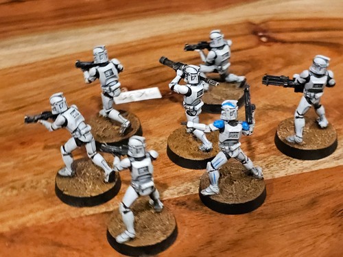Star Wars Legion FFG Republic Clone Troopers sehr gut bemalt x7 Proxies JK035 - Bild 17 von 24