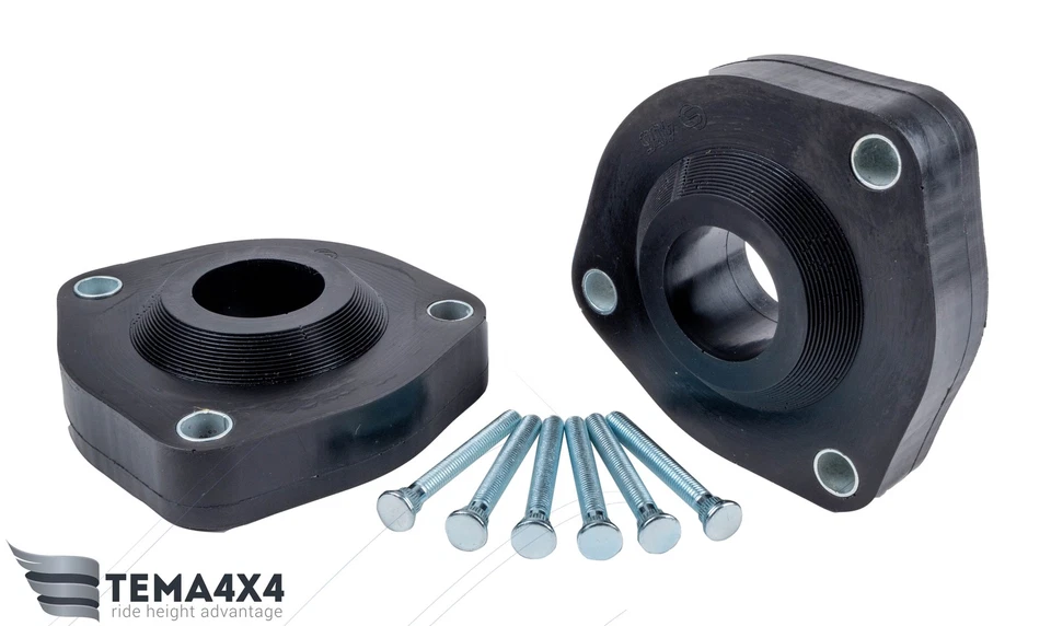 Separadores de puntal delanteros Tema4x4 30 mm para Dodge Caravan, Grand Caravan Foto 2 de 2