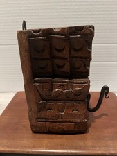 Antique Hand-carved Wooden Wall Hook