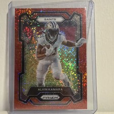 2023 Panini Prizm  Alvin Kamara #210 Red Sparkle Prizm 🔥 