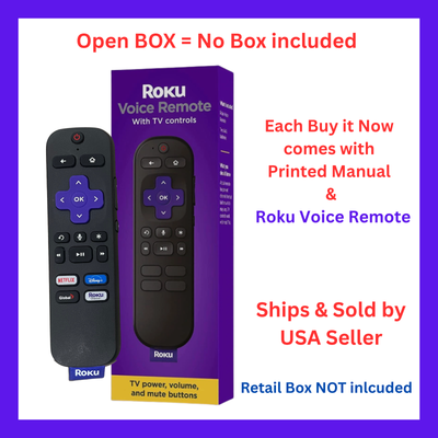#ad Roku Voice Remote Compatible with All Roku Models Channel Shortcuts Vary $16.89