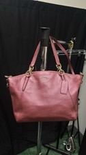 Coach Metallic Pink Pebble Leather Small Kelsey Satchel F29867 Antique Blush