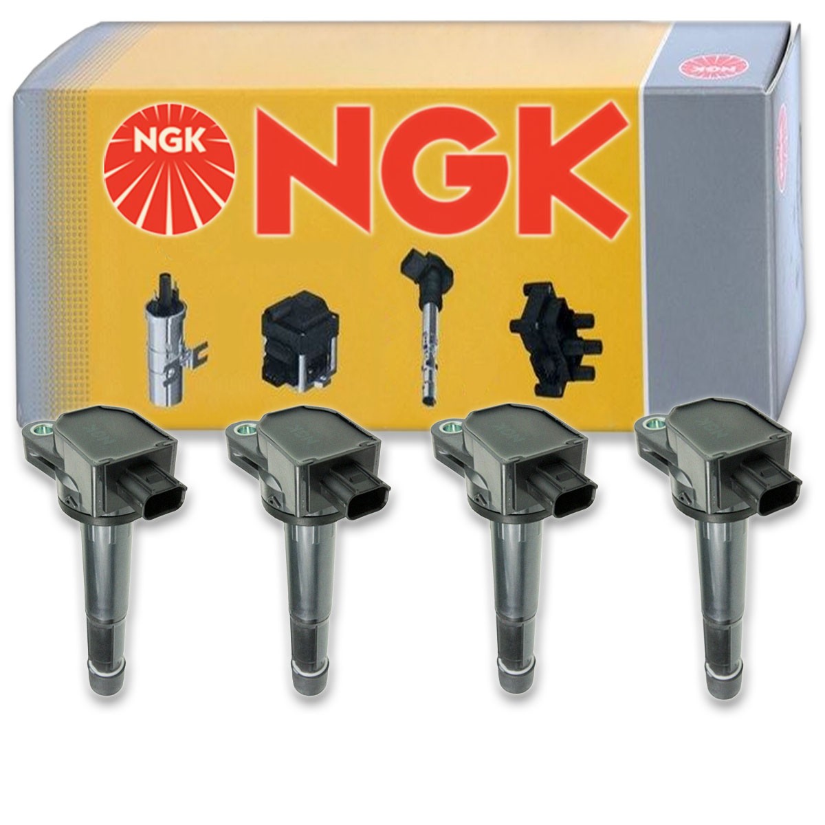 4 pcs NGK Ignition Coil for 2009-2014 Acura TSX 2.4L L4 - Spark Plug Tune Up rg