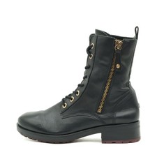 Tommy Hilfiger Damen Leder-Stiefelette Stiefelette Stiefel Stiefeletten EU 40