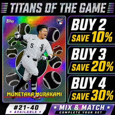 2026 Topps Series 2 Titans of the Game You Pick Complete Your Set