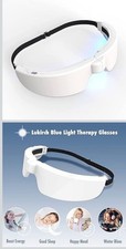 Light Therapy Glasses, Blue-White UV-Free Light Therapy, Portable Daylight