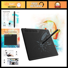 6.5x4 Inch Drawing Tablet with 8192 Levels Pressure Pen 4 Customizable Keys -