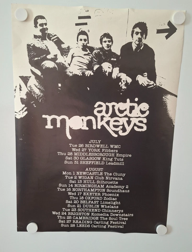 Artic Monkeys 2005 tour poster - Image 2 of 4