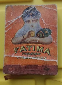 1914 Fatima Turkish Blend Cigarettes "Modern Dance Series" promotional flip book
