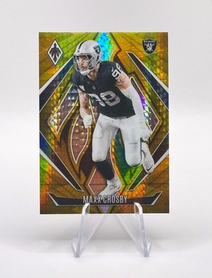 2024 Panini Phoenix Maxx Crosby Gold Hyper /10 #107