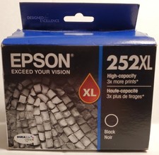 Genuine Epson T252XL120 252XL High Capacity Black Ink Cartridge Exp 4/23