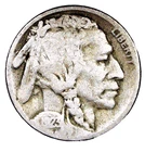 1923-S  Buffalo Nickel .....   Detailed Coin.....   1-1-6