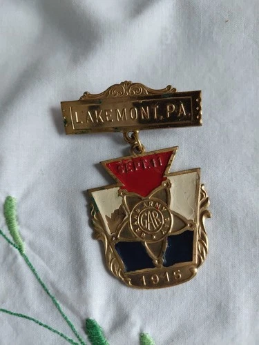 GAR 1915 Lakemont PA Park Altoona Civil War Veterans Medal Grand Army Republic