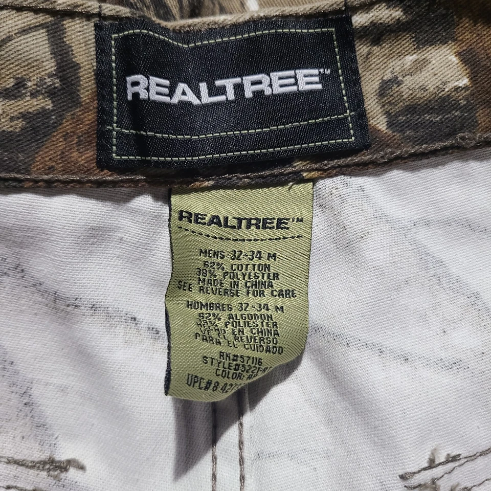 Realtree Camo Cargo Jeans Hunting Size 32-34 M RealTree Outdoor Gear  - Image 3 of 3