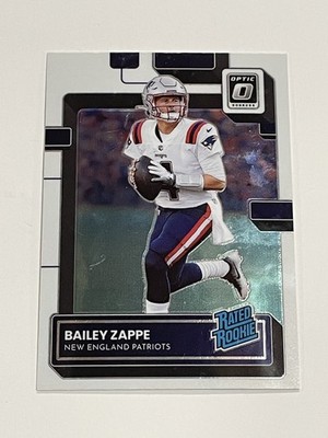 2022 Donruss Optic Football #229 - Bailey Zappe RC - New England Patriots